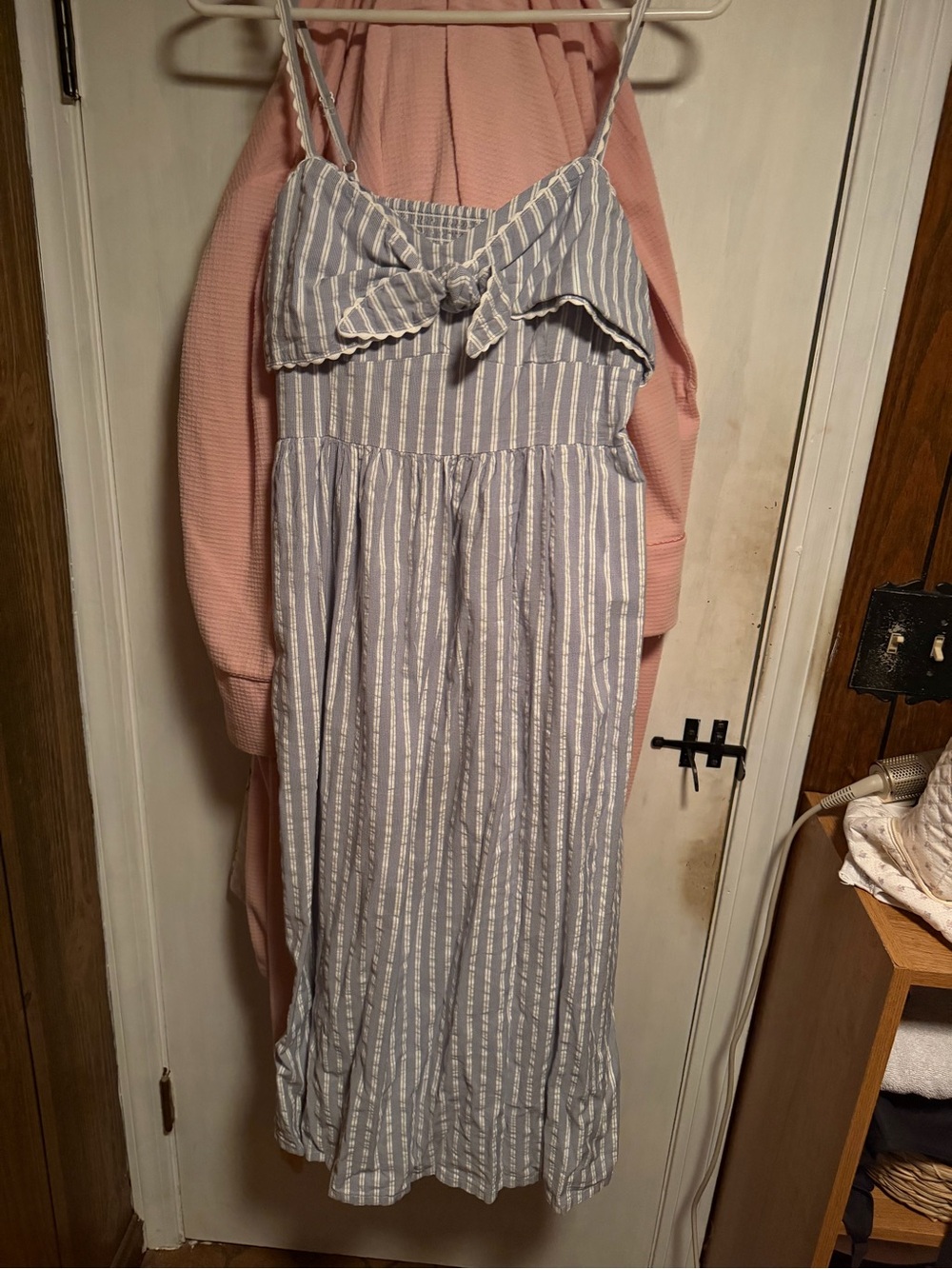 Old Navy Seersucker Midi Dress